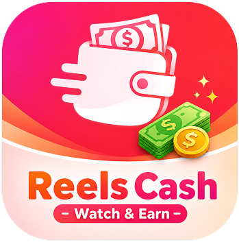 Reels Cash: Watch & Earn Logo